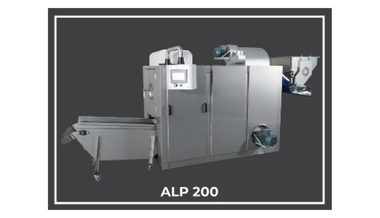 ALP 200 فرن تحميص بثلاثة سيور — 60-110 كغ/ساعة