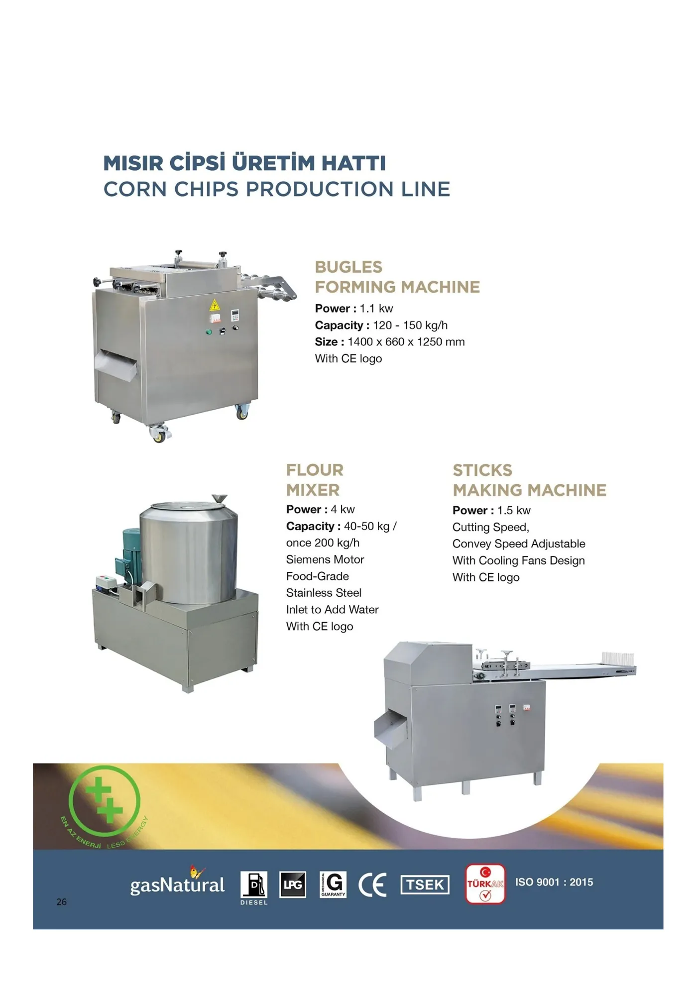 Corn Chips Production Line catalog page