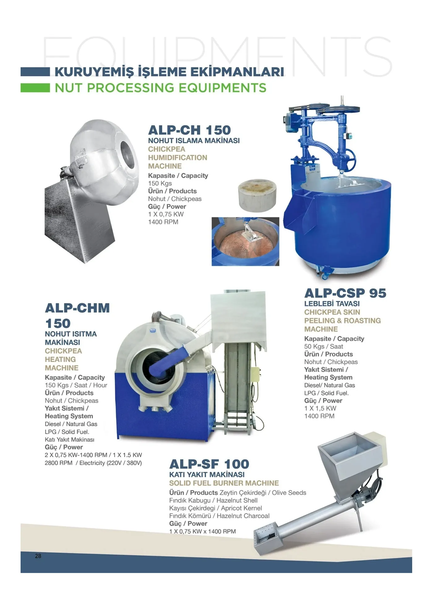 Nut Processing Equipments I catalog page